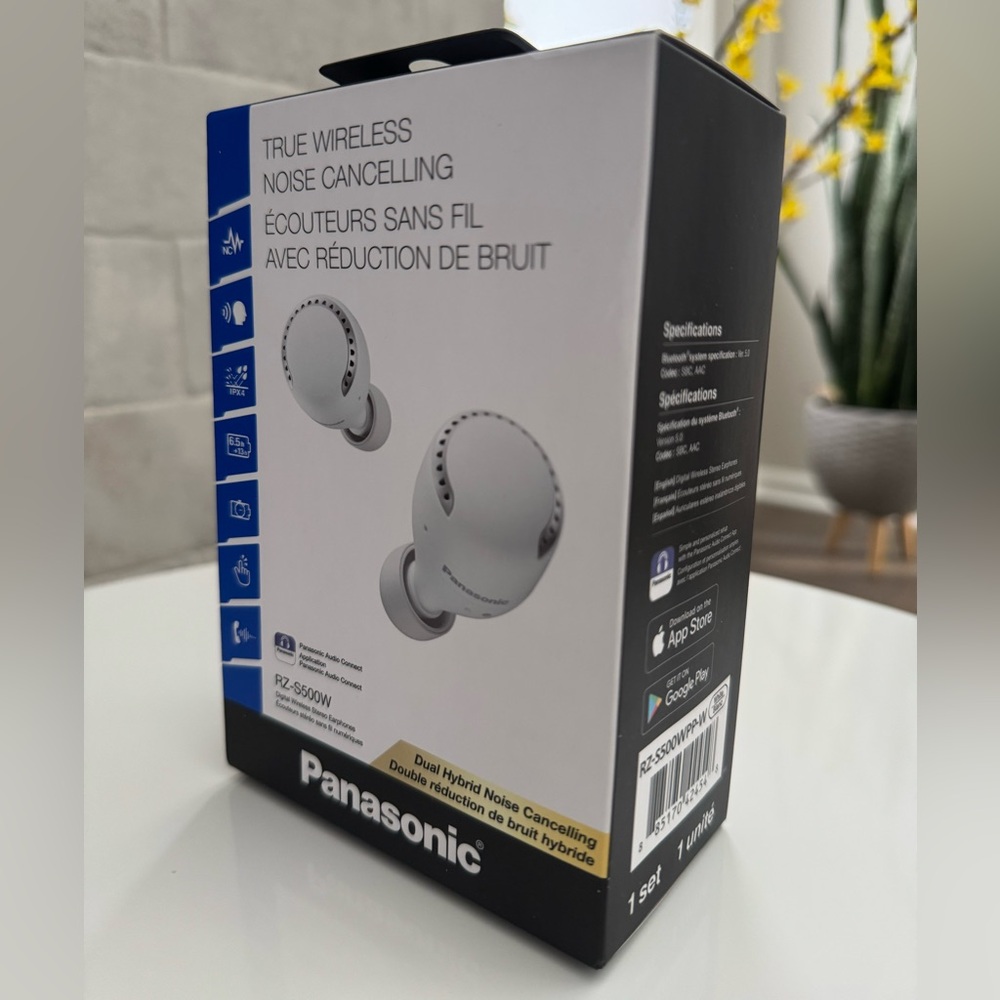 New! 🎶🎵🎼🎧🔊Panasonic RZ-S500W Noise Cancelling Wireless Earbuds,